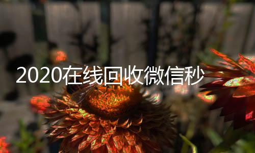 2020在线回收24小时全天回收vx微信秒结（高价回收微信秒结）